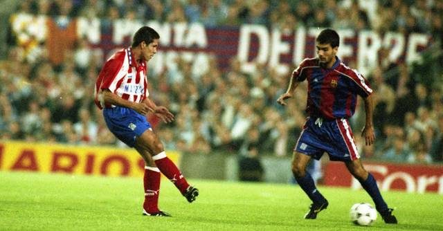 Diego Simeone vs. Pep Guardiola. Sursă foto: twitter.com