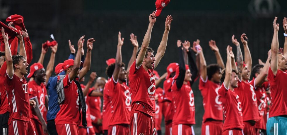 Jucătorii lui Bayern Munchen. Sursă foto: goal.com