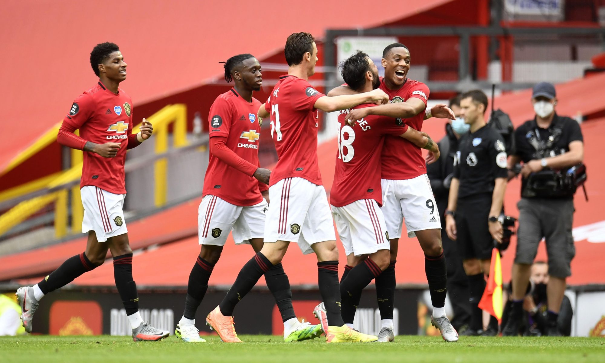 Jucătorii lui Manchester United. Sursă foto: twitter.com