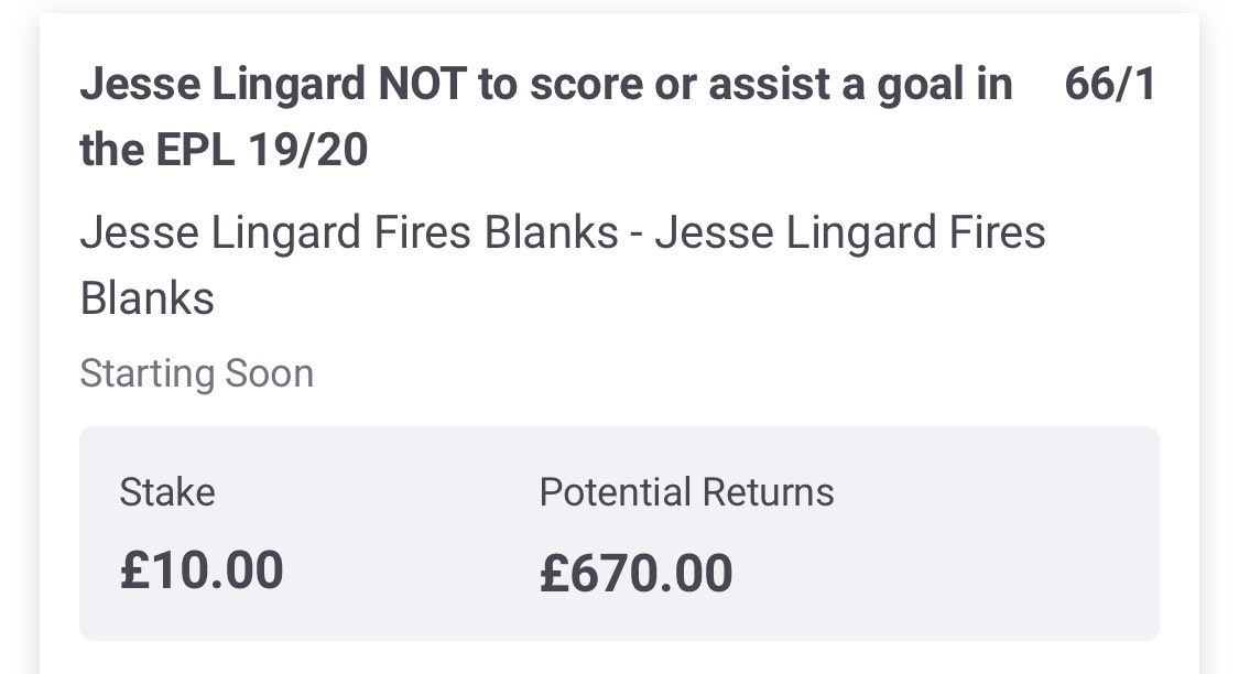 Pariul distrus de Jesse Lingard. Sursă foto: twitter