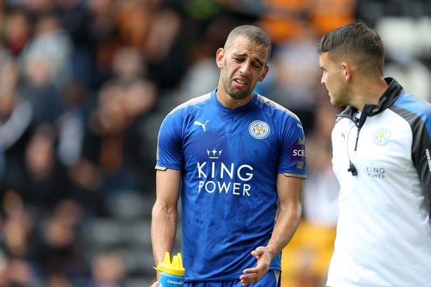 Islam Slimani. Sursă foto: leicestermercury.com