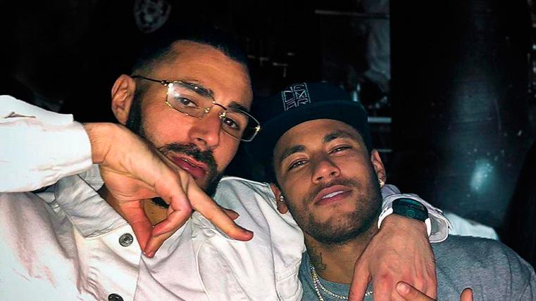 Benzema și NEymar. Sursă foto: Instagram Benzema