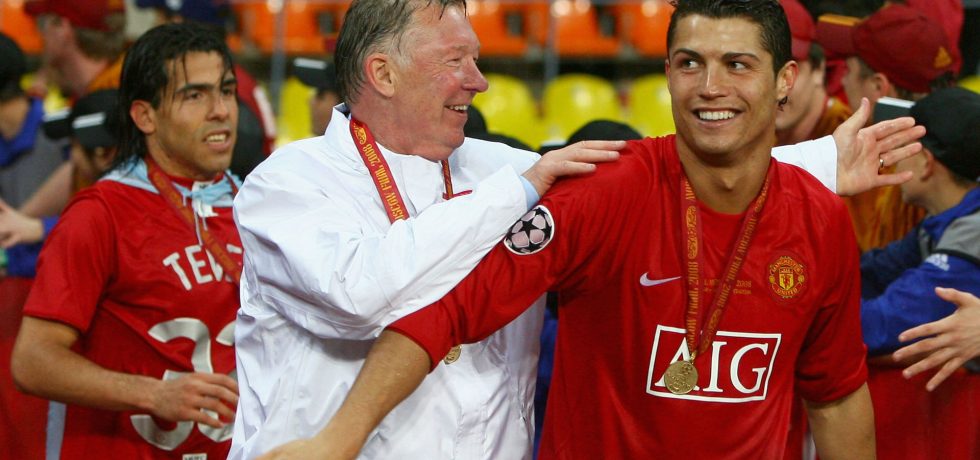 Cristiano Ronaldo și Sir Alex Ferguson. Sursă foto: goal.com