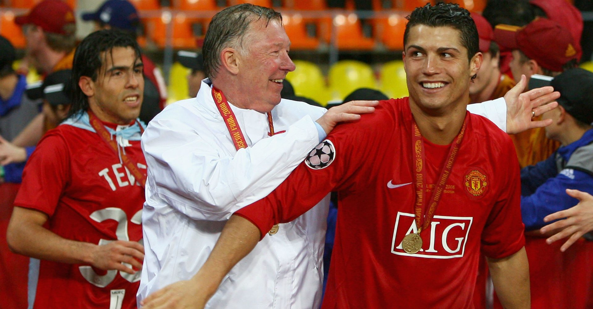 Cristiano Ronaldo și Sir Alex Ferguson. Sursă foto: goal.com