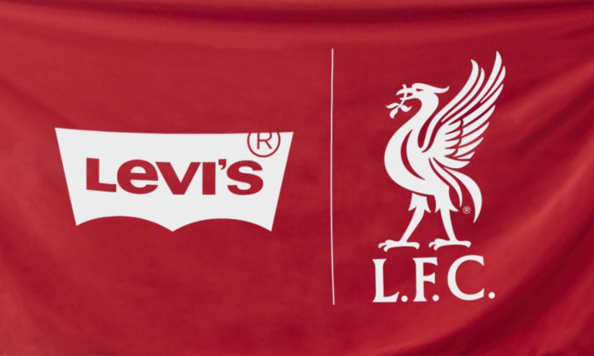 Levi's a lansat o colecție de haine în cinstea lui Liverpool. Foto. Sursă foto: futbolgrid.com