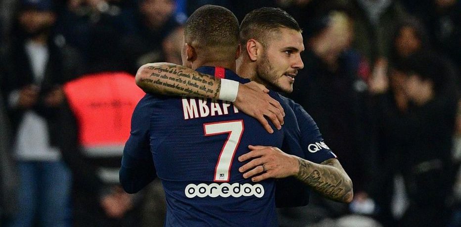 Mbappe și Icardi. Sursă foto: goal.com