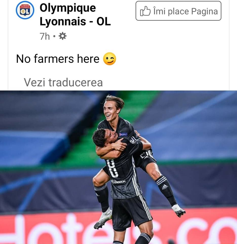 Postarea lui Lyon. Sursă foto: twitter