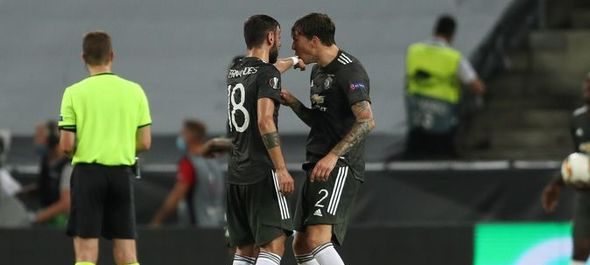 Fernandes a explicat de ce s-a certat cu Lindelof. Video. Sursă foto: goal.com