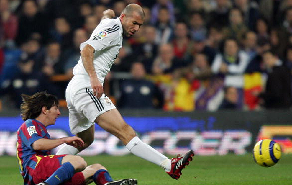 Zinedine Zidane vs. Lionel Messi. Sursă foto: marca.es