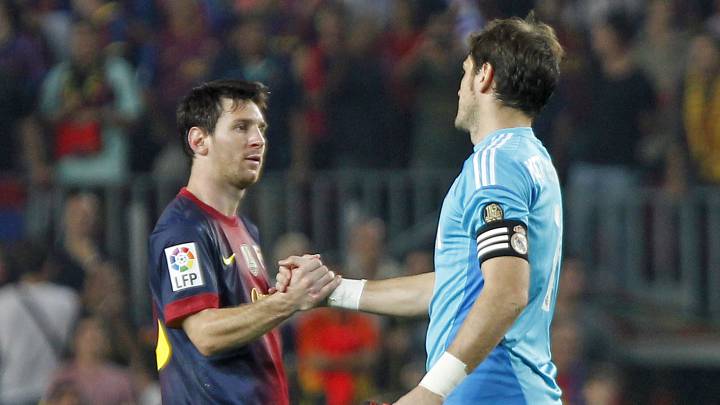 Lionel Messi și Iker Casillas. Sursă foto: goal.com