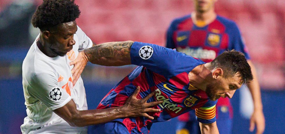 De ce a refuzat Messi să facă schimb de tricouri cu Alphonso Davies. Sursă foto: sport.de