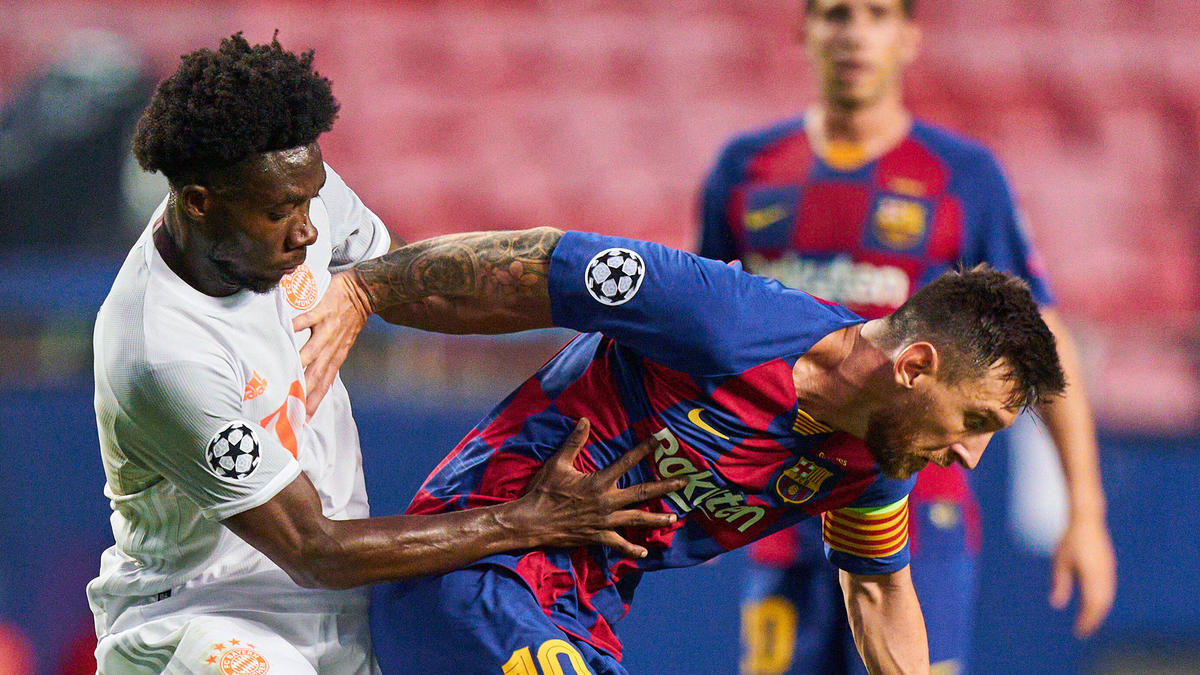 De ce a refuzat Messi să facă schimb de tricouri cu Alphonso Davies. Sursă foto: sport.de