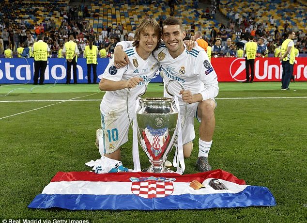 Matteo Kovacic și Luka Modric. Sursă foto: goal.com