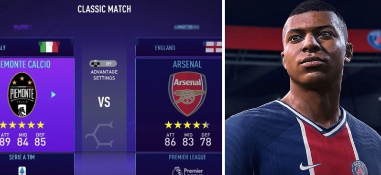 Primele raitinguri al echipelor din FIFA 21. Sursă foto: playgames.com