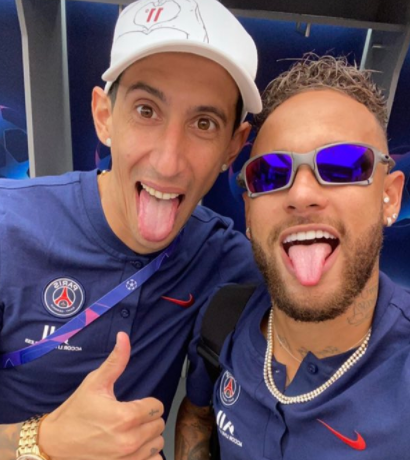 Porecla genială dată de Neymar lui Di Maria. Sursă foto: Instagram