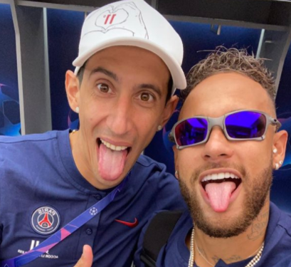Porecla genială dată de Neymar lui Di Maria. Sursă foto: Instagram