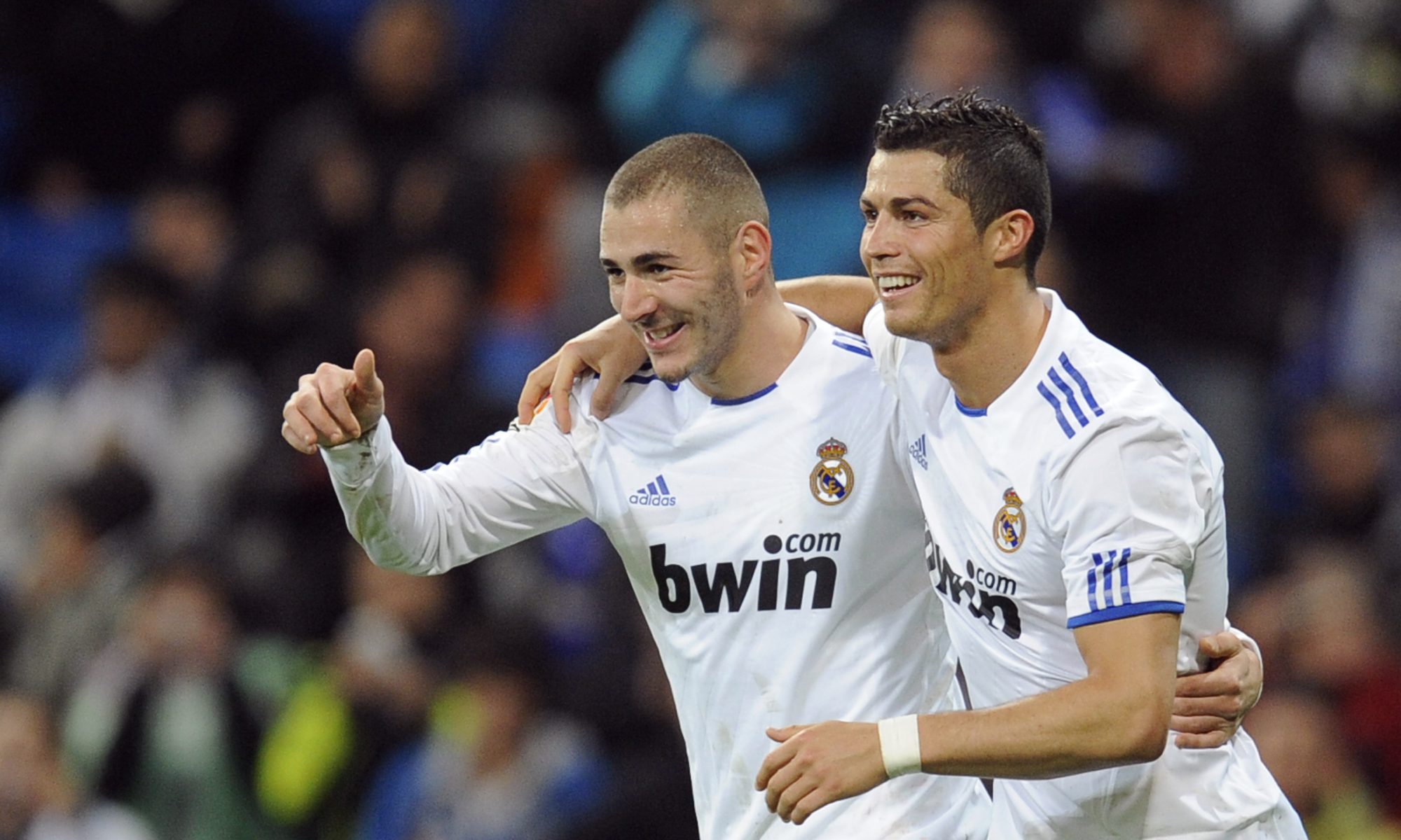 Karim Benzema și Cristiano Ronaldo. Sursă foto: goal.com