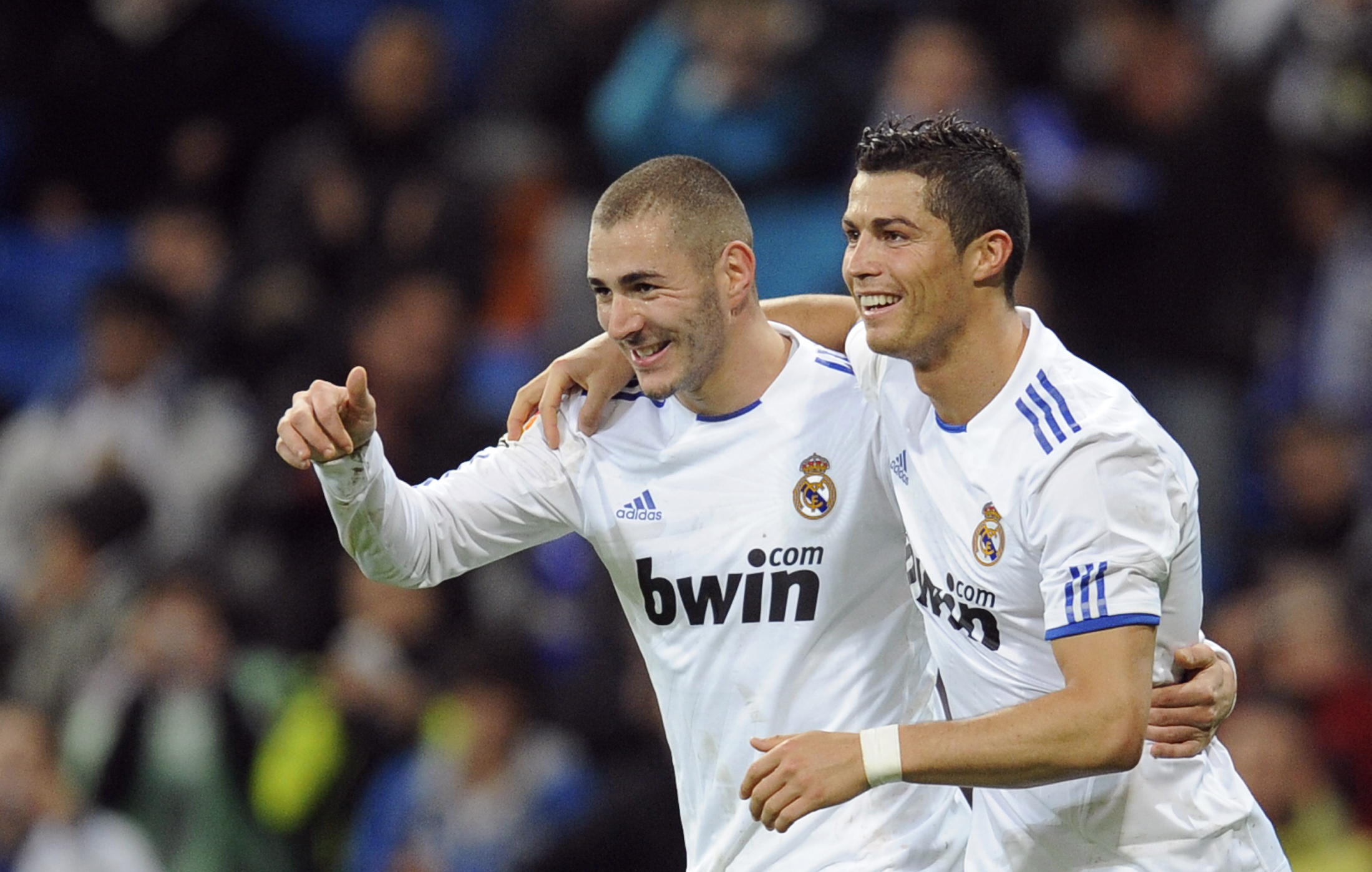 Karim Benzema și Cristiano Ronaldo. Sursă foto: goal.com