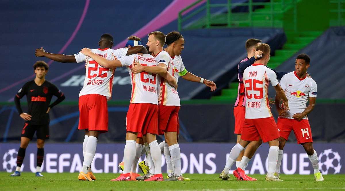 Jucătorii lui RB Leipzig. Sursă foto: goal.com