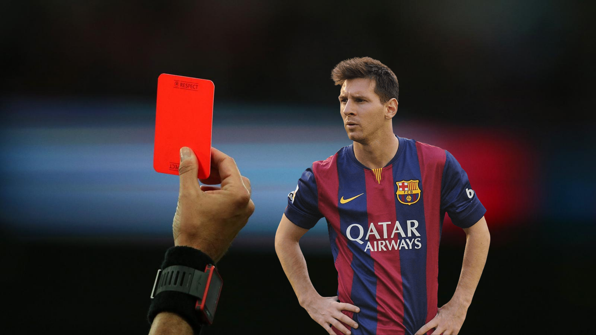 Povestea primului cartonaș roșu primit de Messi. Video