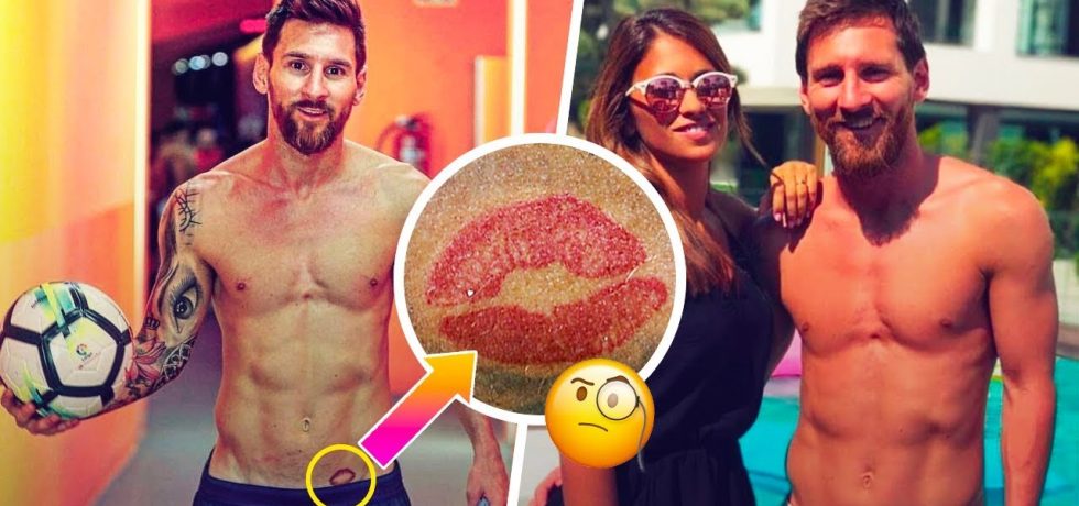 De ce Messi are un tatuaj cu buze pe șold. Sursă foto: Youtube