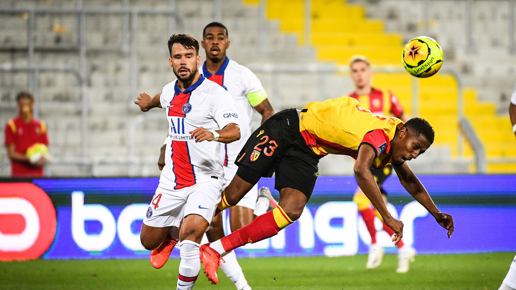 Imagine din Lens - PSG 1-0. Sursă foto: goal.com