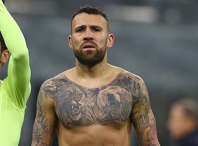 Tatuajul lui Nicolas Otamendi. Sursă foto: goal.com