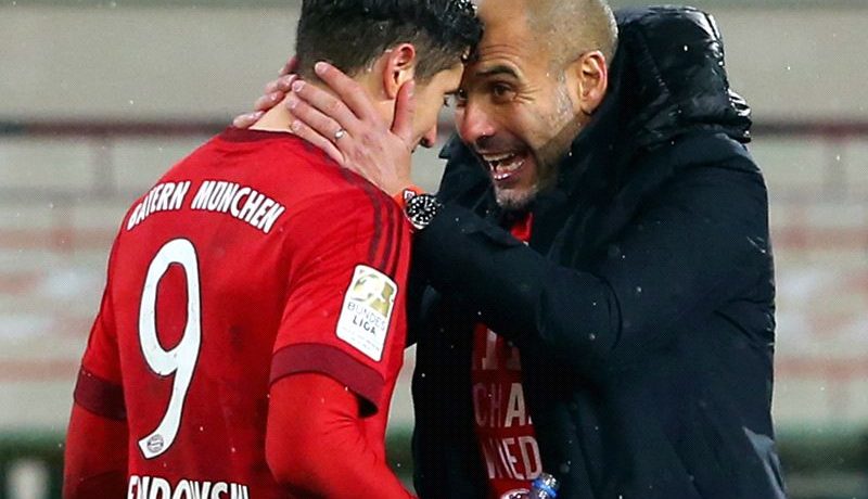 Guardiola îl laudă pe Lewandowski. Sursă foto: goal.com