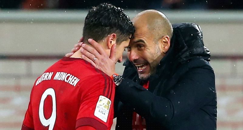 Guardiola îl laudă pe Lewandowski. Sursă foto: goal.com