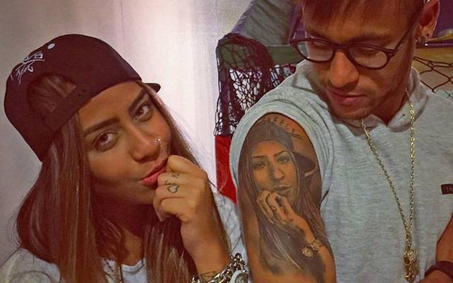 Tatuajul lui Neymar. Sursă foto: goal.com