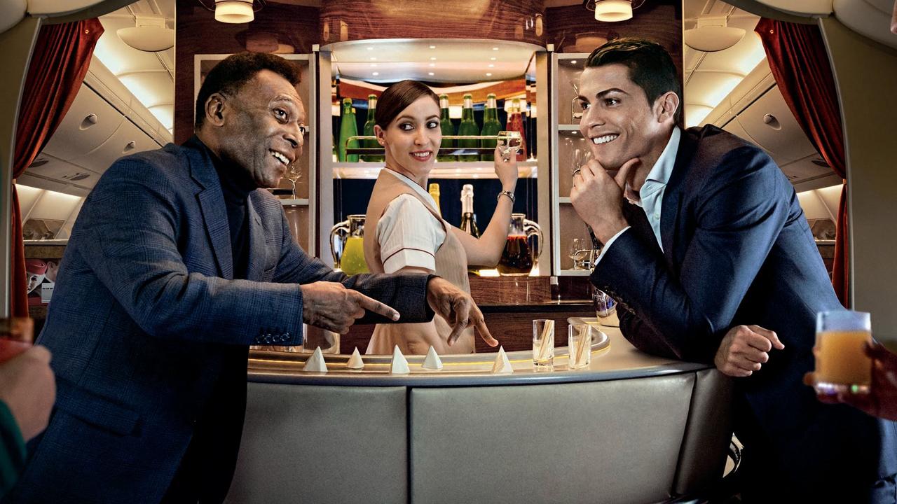 Cristiano Ronaldo și Pele. Sursă foto: goal.com