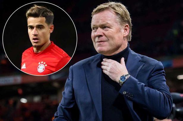 Koeman și Coutinho. Sursă foto: goal.com