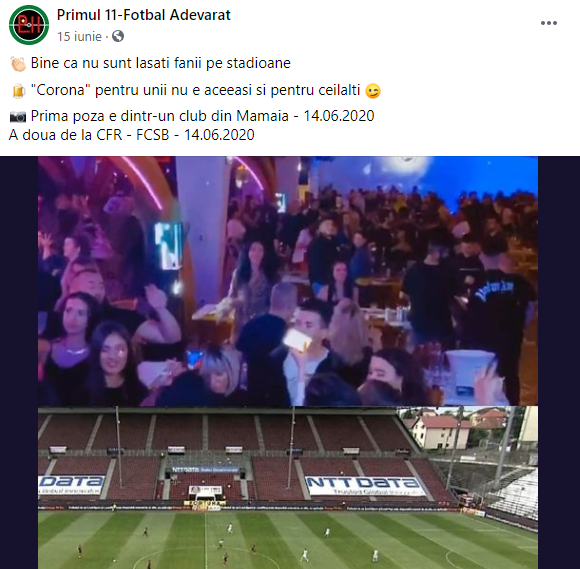 O postare de-a mea, care a prins destul de bine. Sursă foto: Primul11