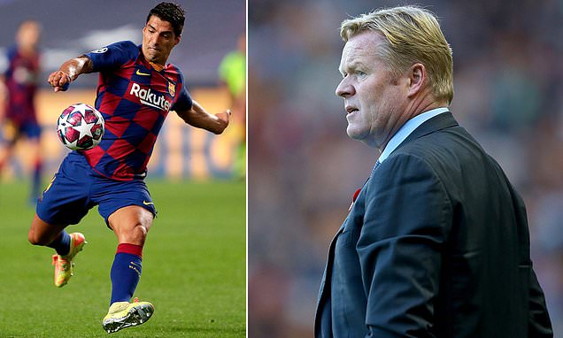Luis Suarez și Ronald Koeman. Sursă foto: goal.com