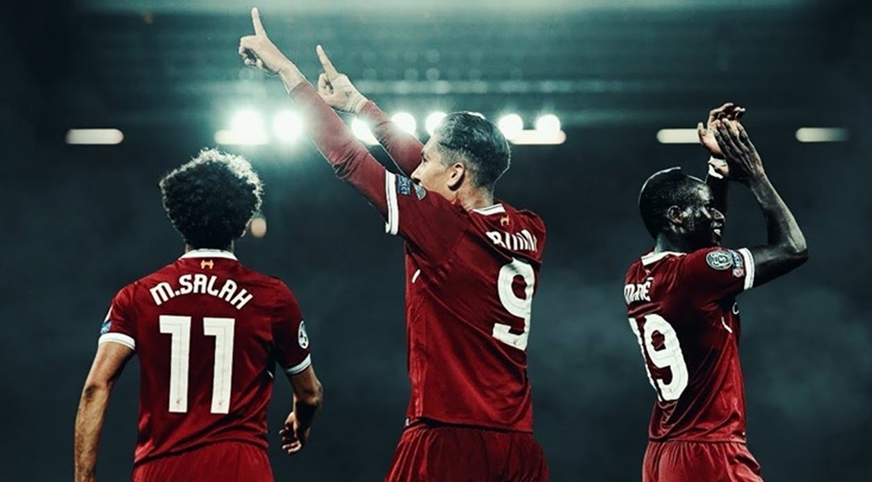 Salah, Firmino, Mane. Sursă foto: goal.com