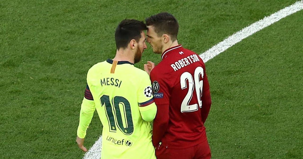Robertson e speriat de posibila venire a lui Messi în Premier League. Sursă foto: goal.com