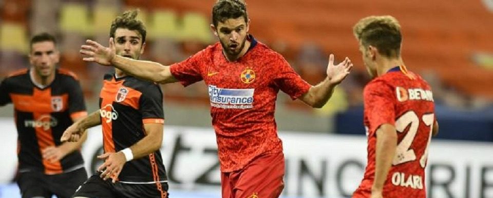 Sergiu Buș, cifre de nerecunoscut la FCSB. Sursă foto: prosport.ro