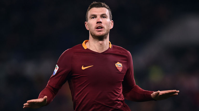 Edin Dzeko. Sursă foto: goal.com