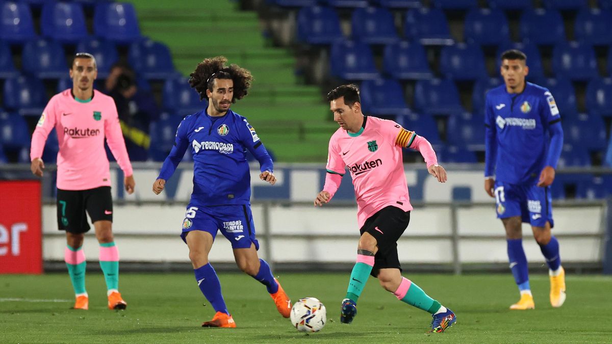 Imagine din Getafe - Barcelon, 1-0. Sursă foto: goal.com