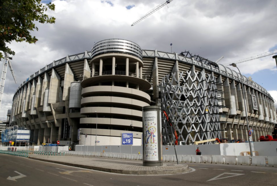 Fogotgrafie de la noul „Santiago Bernabeu”. Sursă foto: as.es