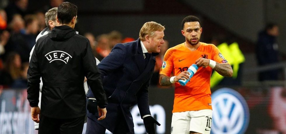 Koeman nu renunță la Depay. Sursă foto: goal.com
