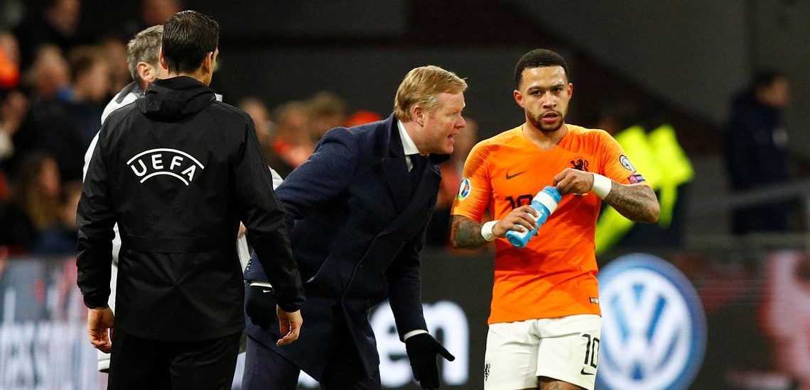 Koeman nu renunță la Depay. Sursă foto: goal.com