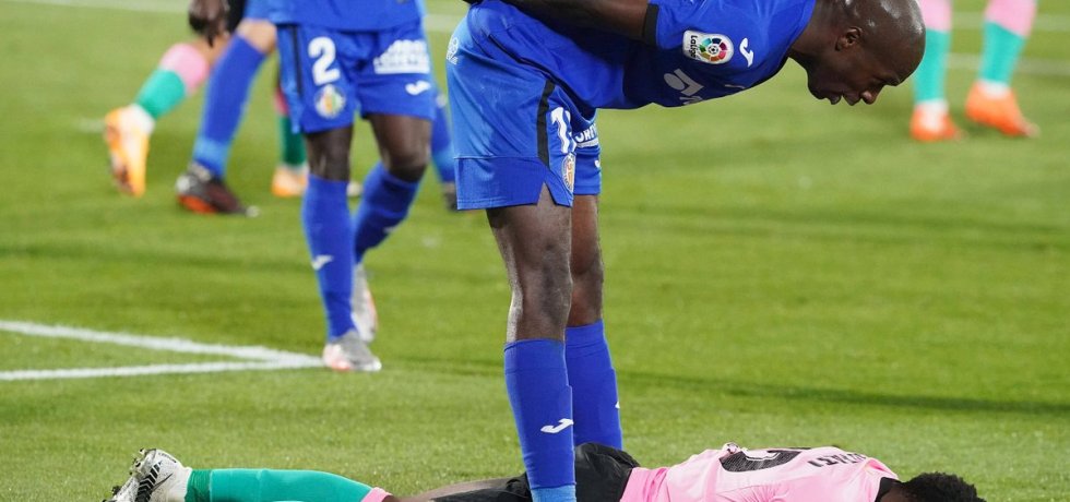 Ansu Fati, certat de un jucător de la Getafe: „La 18 ani tu faci asta?”. Sursă foto: goal.com