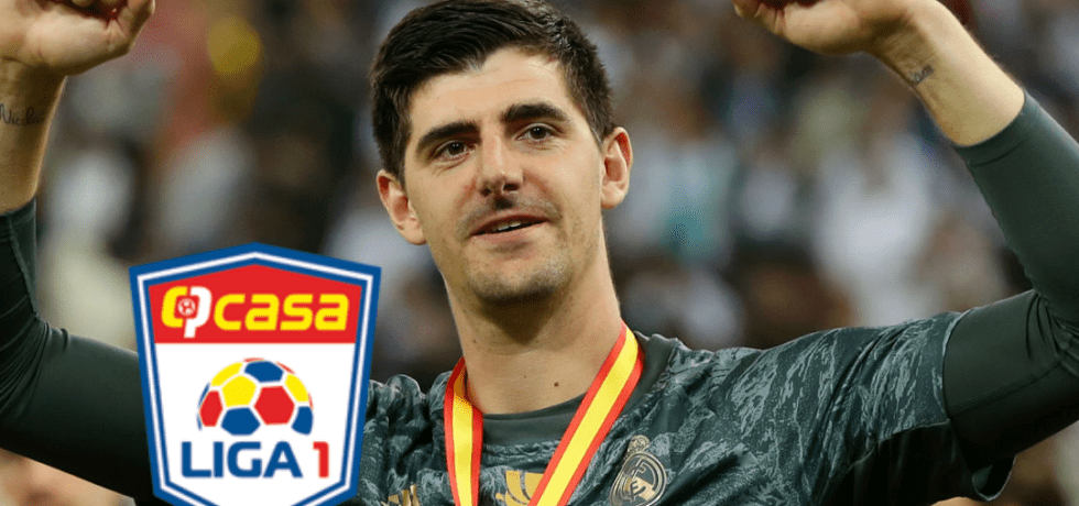 Echipa din Liga 1 urmărită de Courtois pe Instagram. Foto. Sursă foto: primul11.com