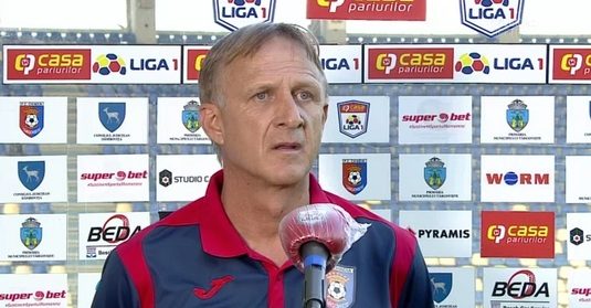 Emil Săndoi, încrezător înaintea meciului cu FCSB. Sursă foto: gsp.ro