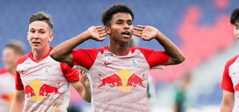 A debutat în UCL atacantul cu origini românești de la Red Bull Salzburg. Sursă foto: goal.com