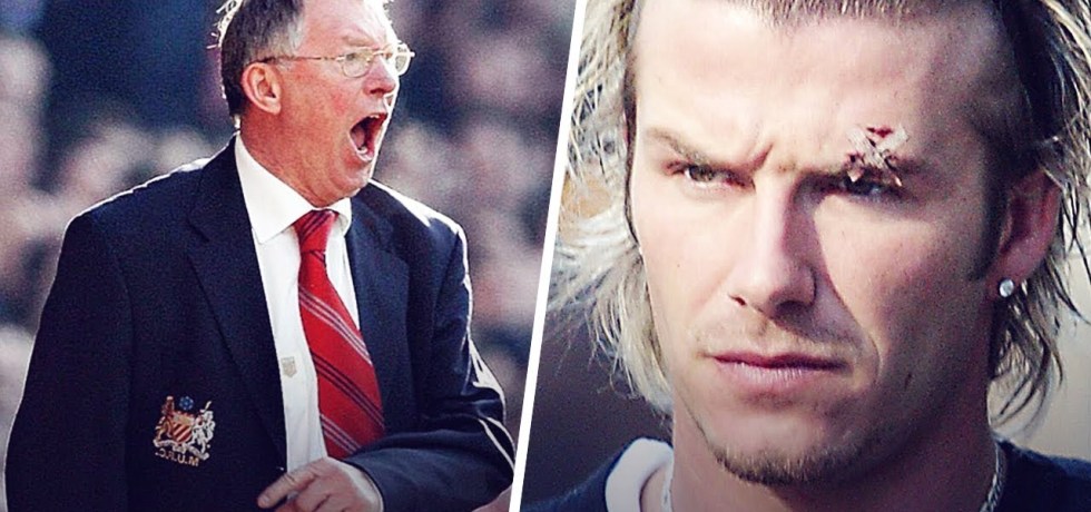 Ziua când Sir Alex Ferguson i-a spart arcada lui Bekcham. Sursă foto: goal.com
