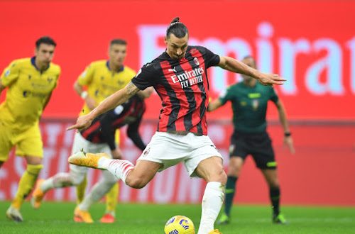 Ibrahimovic a spus ce i-a repetat portarul Veronei înainte de a rata penalty-ul. Sursă foto: goal.com
