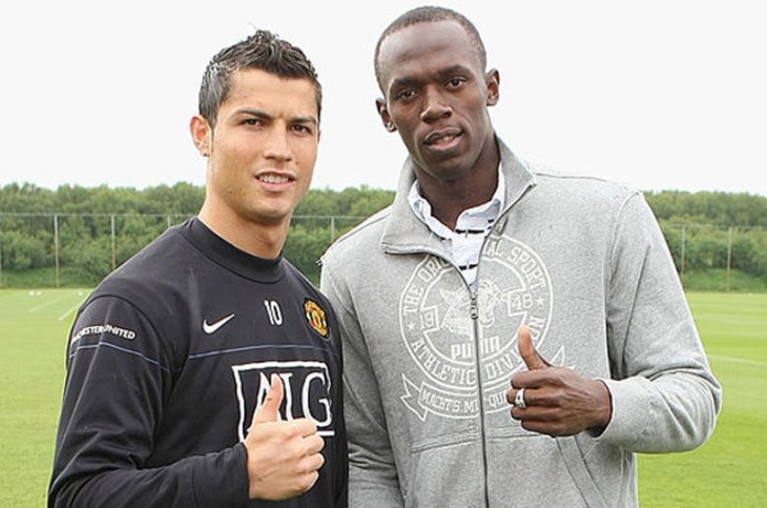 Usain Bolt îl laudă pe Cristiano Ronaldo: „E un superatlet!”. Sursă foto: goal.com