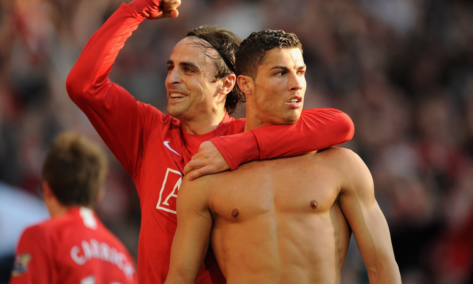 Cristiano Ronaldo și Dimitar Berbatos. Sursă foto: sportsJOE.ie